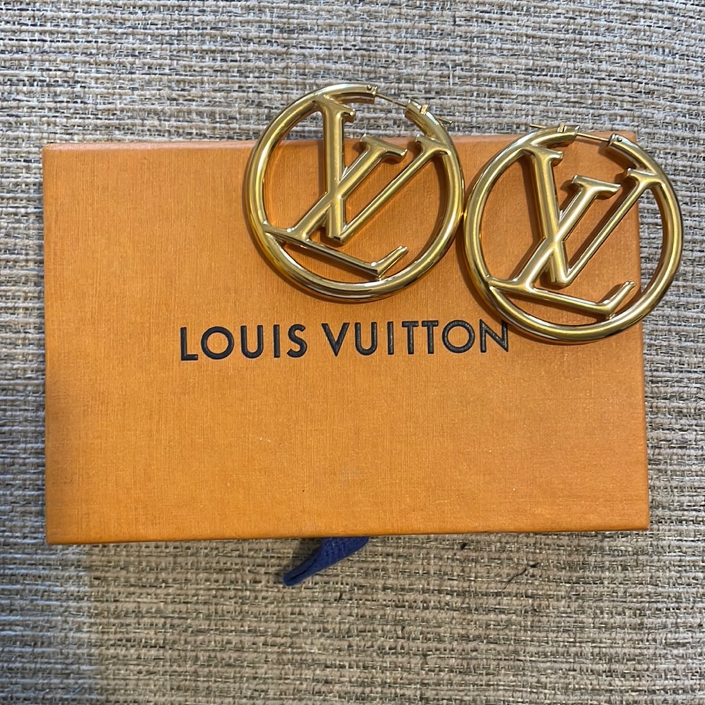 Louis Vuitton Louise Hoop Earrings